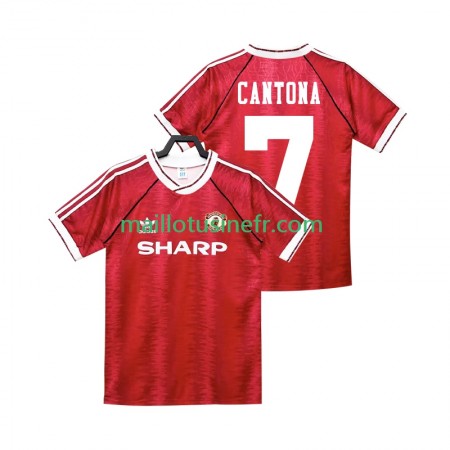 Maillot de Foot Manchester United CANTONA 7 Domicile Retro 1990 1992 Maillot de Foot Manchester United CANTONA 7 Domicile Retro 1990 1992